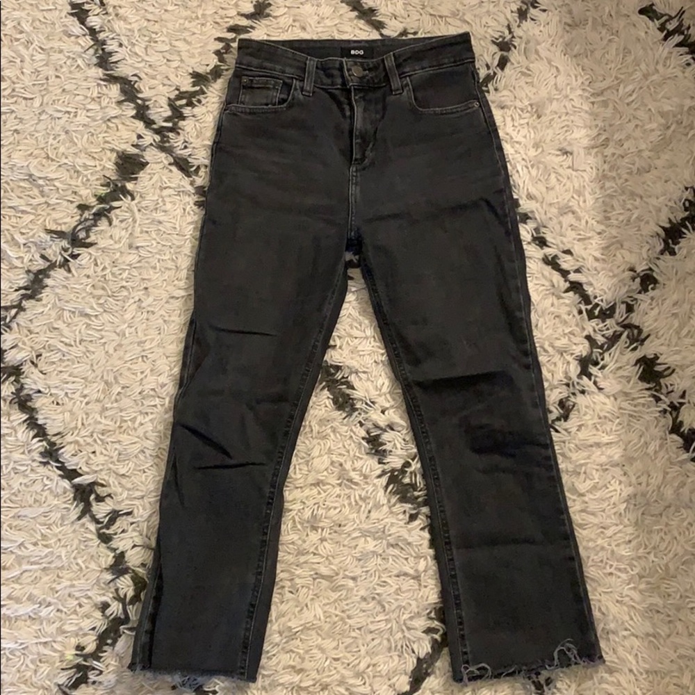 BDG cropped kick flare jeans